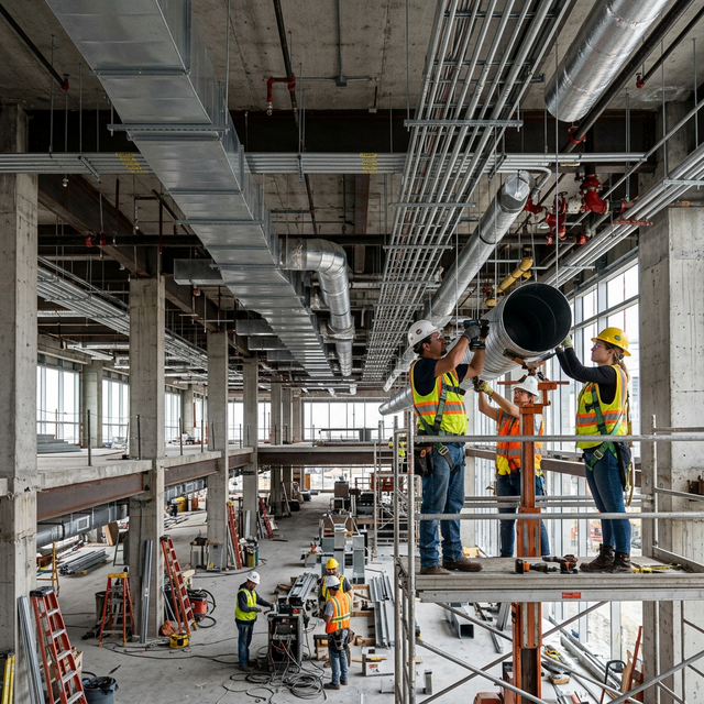 Instalasi MEP Gedung Perkantoran Mega Tower